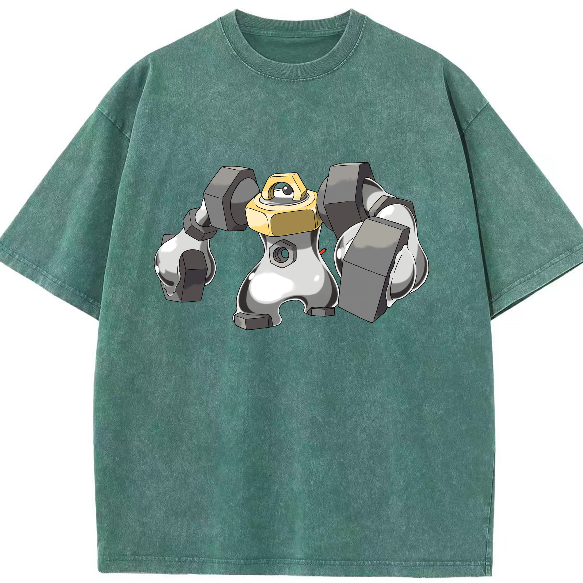 （画像用） ポケットモンスター Pokémon 綿100% ヴィンテージ風 半袖Tシャツ（フロントプリント）